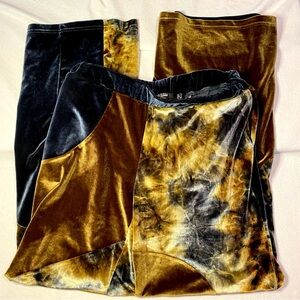 Jaded London Velvet Wide Leg Sweatpants Size UK 8 / USA 4